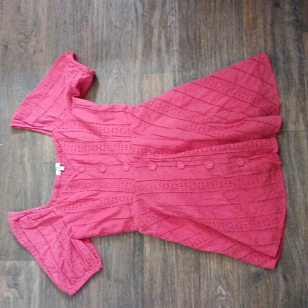 Gianni Bini GB Lace Embroidered Dress.